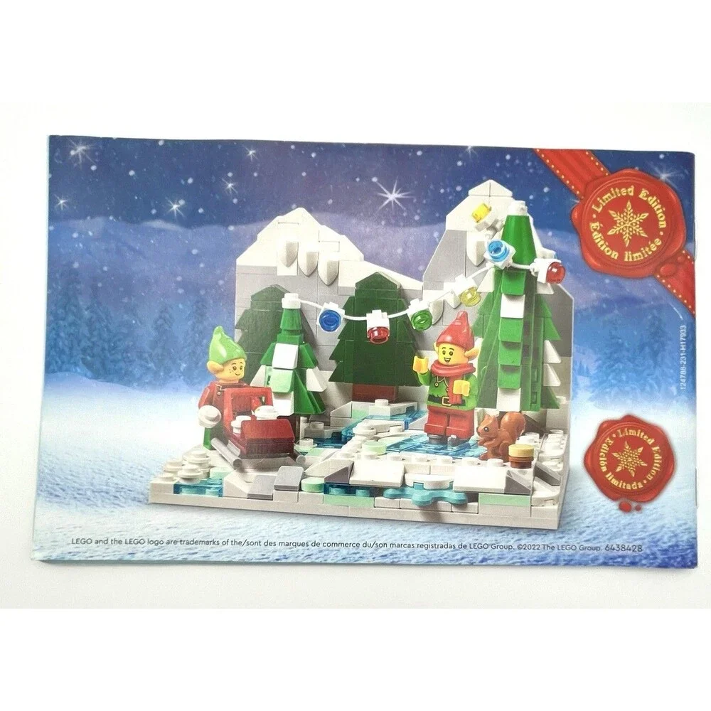 LEGO Manual Only 40564 Paper Instructions Christmas Winter Elves Scene